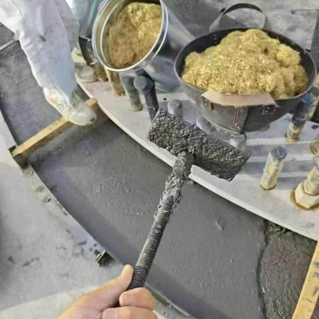 永城C120钢纤维高强无收灌浆料 轧机压缩机汽轮机发电机锻压设备底座灌浆材料